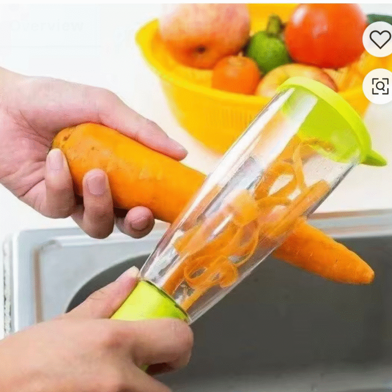 Container Fruits Vegetables Multi Function Stainless Steel Manual Kitchen Peeler